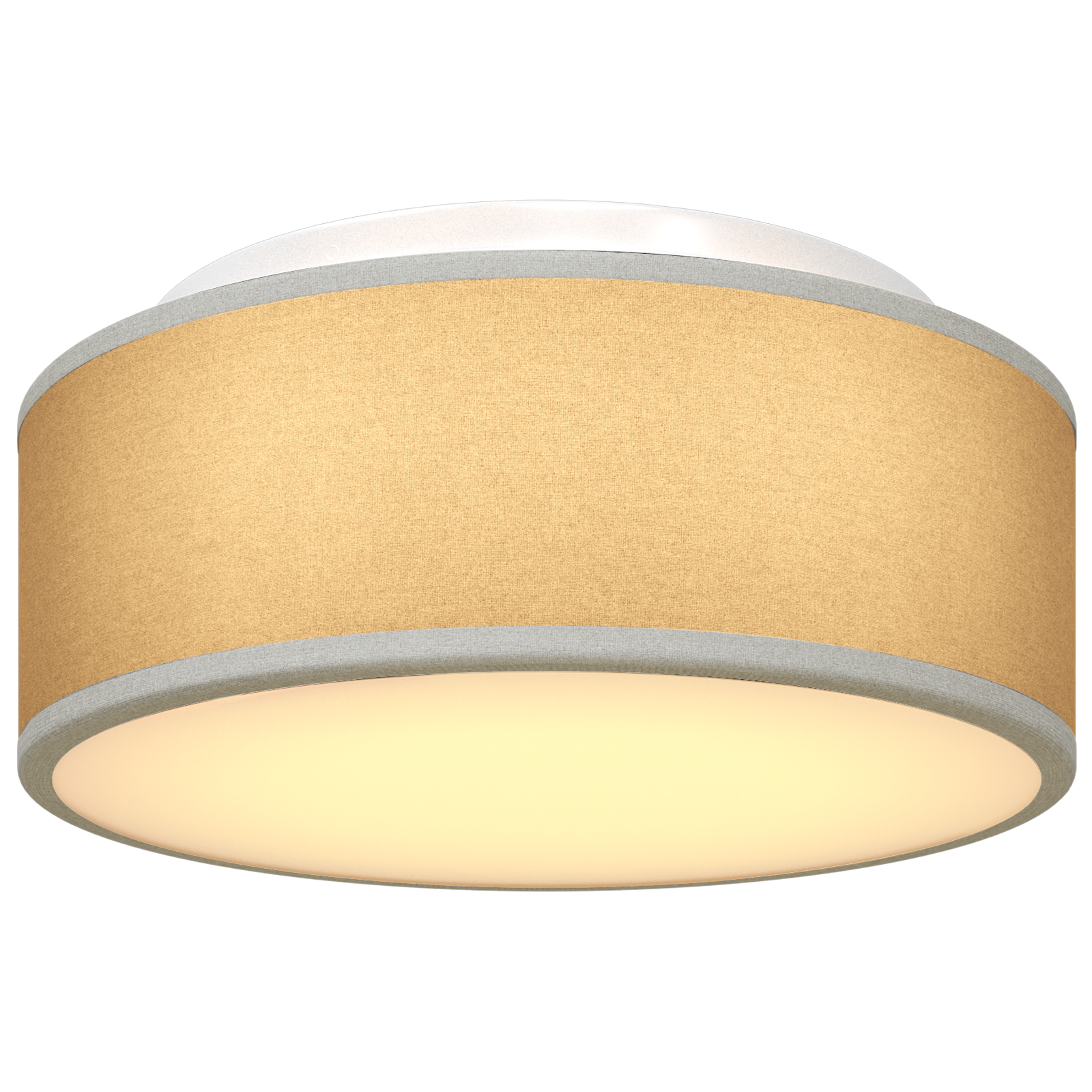 Lampade da soffitto Incasso Grigio Ø 30 cm Tessuto E27