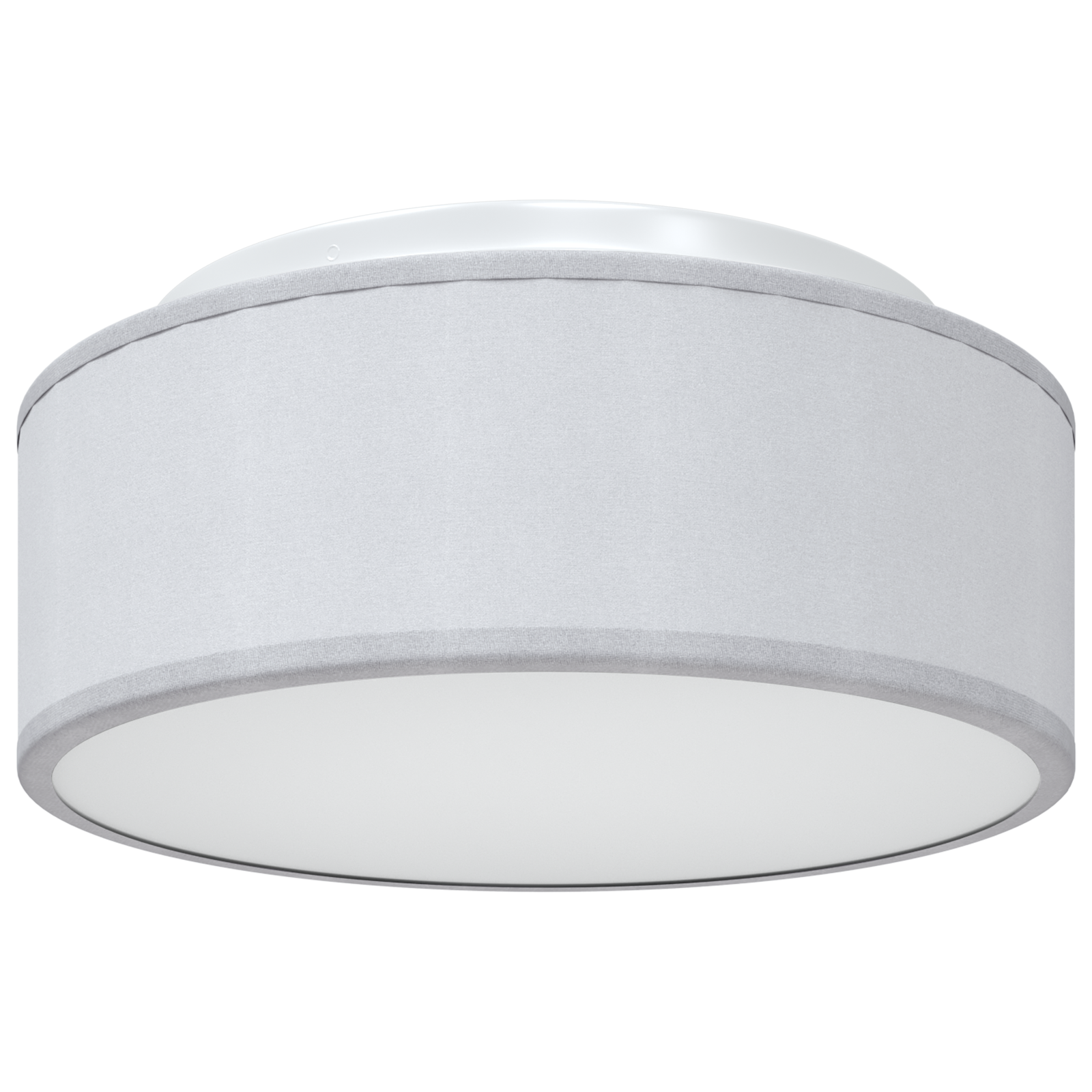 Lampade da soffitto Incasso Grigio Ø 30 cm Tessuto E27