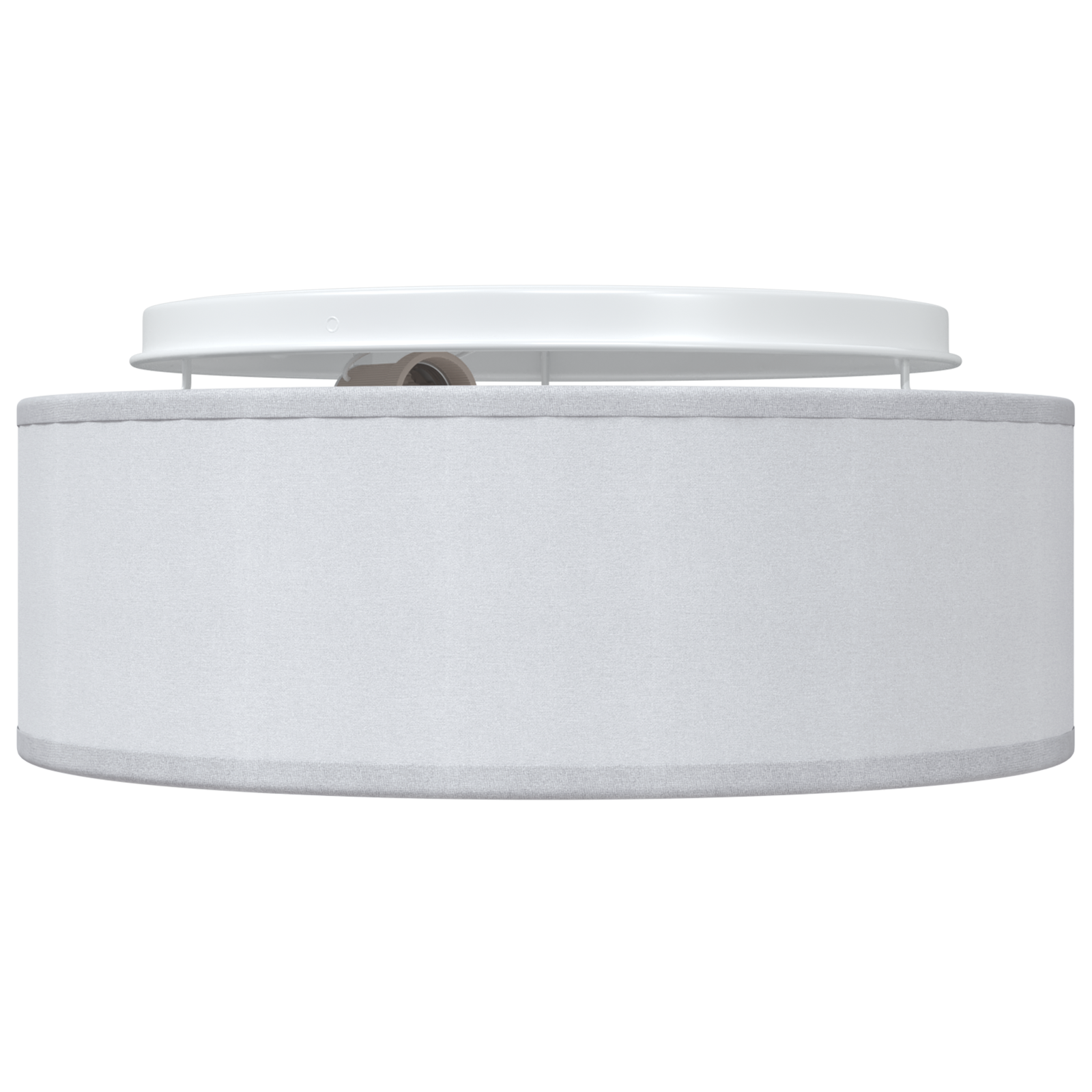 Lampade da soffitto Incasso Grigio Ø 30 cm Tessuto E27