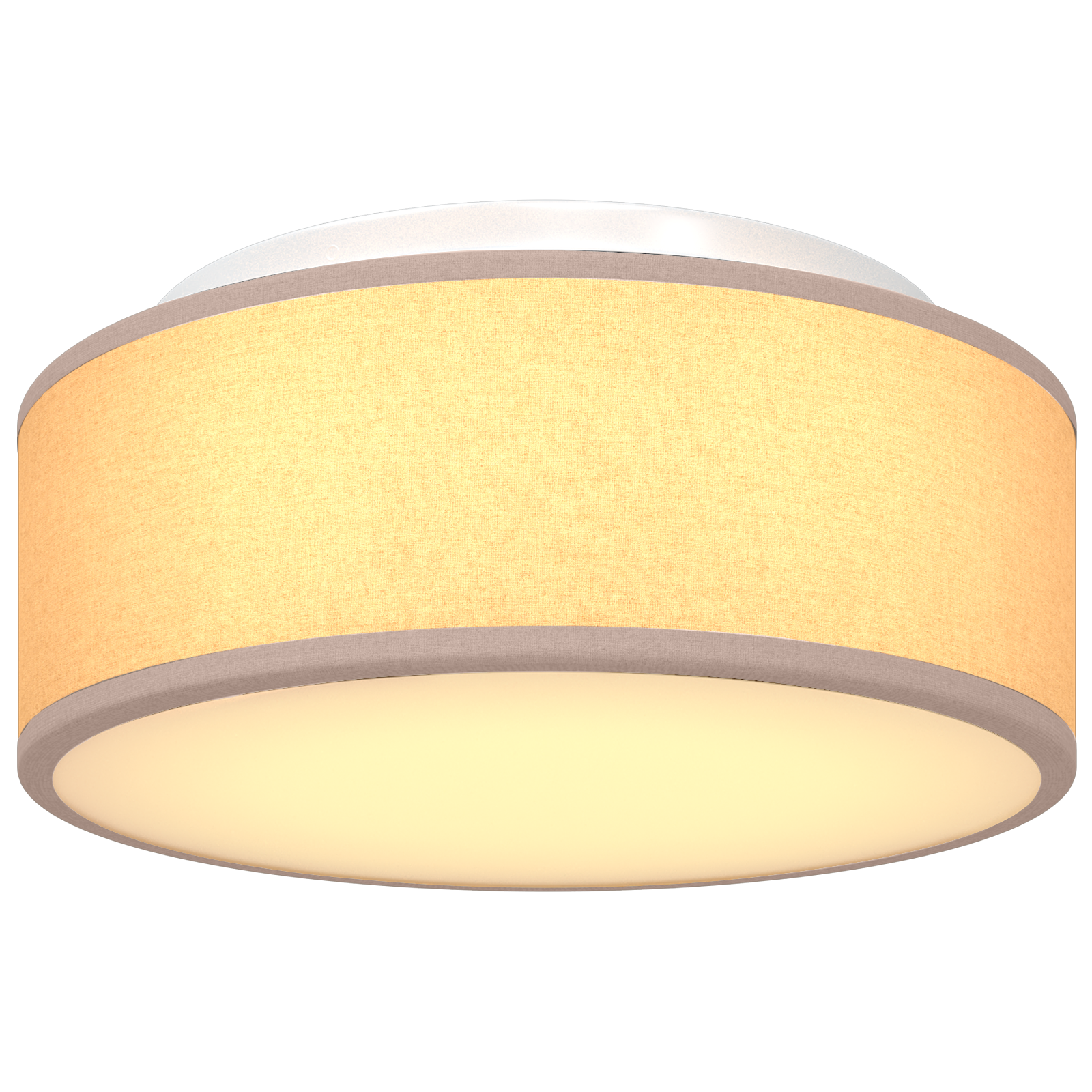 Lampade da soffitto a incasso Tortora 30 cm Tessuto E27
