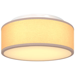 Lampade da soffitto a incasso Tortora 30 cm Tessuto E27