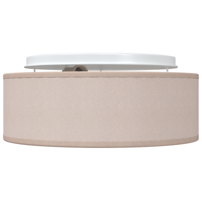 Lampade da soffitto a incasso Tortora 30 cm Tessuto E27