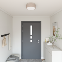 Lampade da soffitto a incasso Tortora 30 cm Tessuto E27