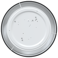 Lampade a Soffitto a Incasso Nere Ø 38 cm Tessuto E27