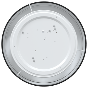 Lampade a Soffitto a Incasso Nere Ø 38 cm Tessuto E27