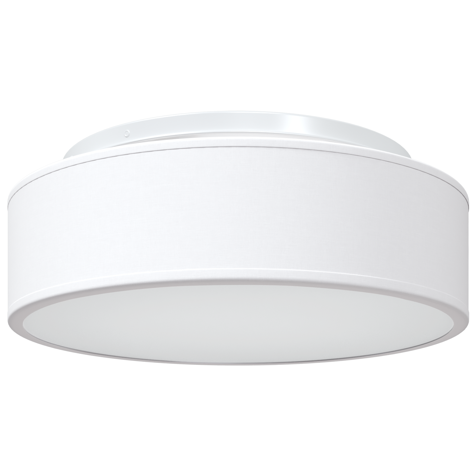Lampade a soffitto a incasso bianche Ø 38 cm Tessuto E27