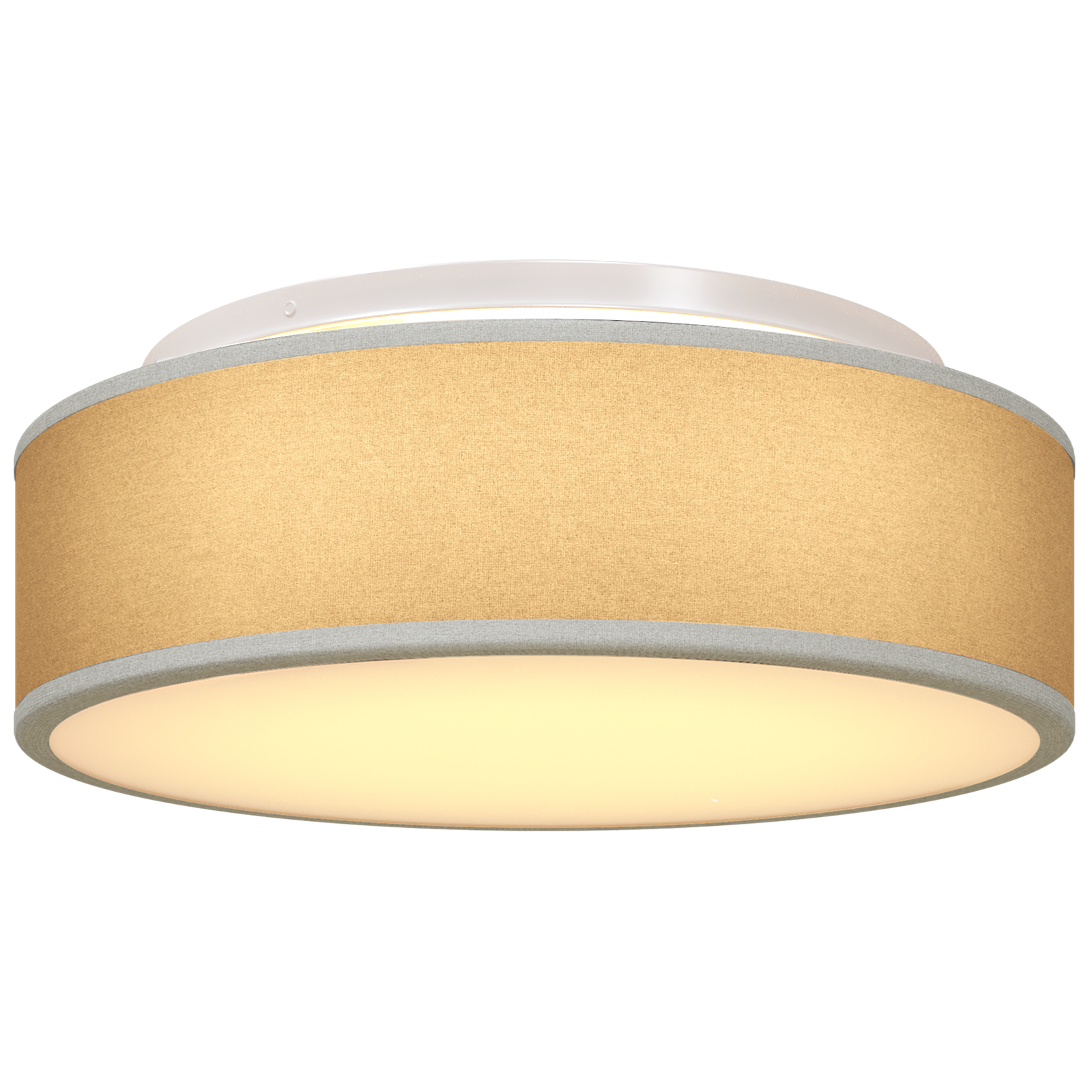 Lampade da soffitto a incasso Grigio Ø 38 cm Tessuto E27
