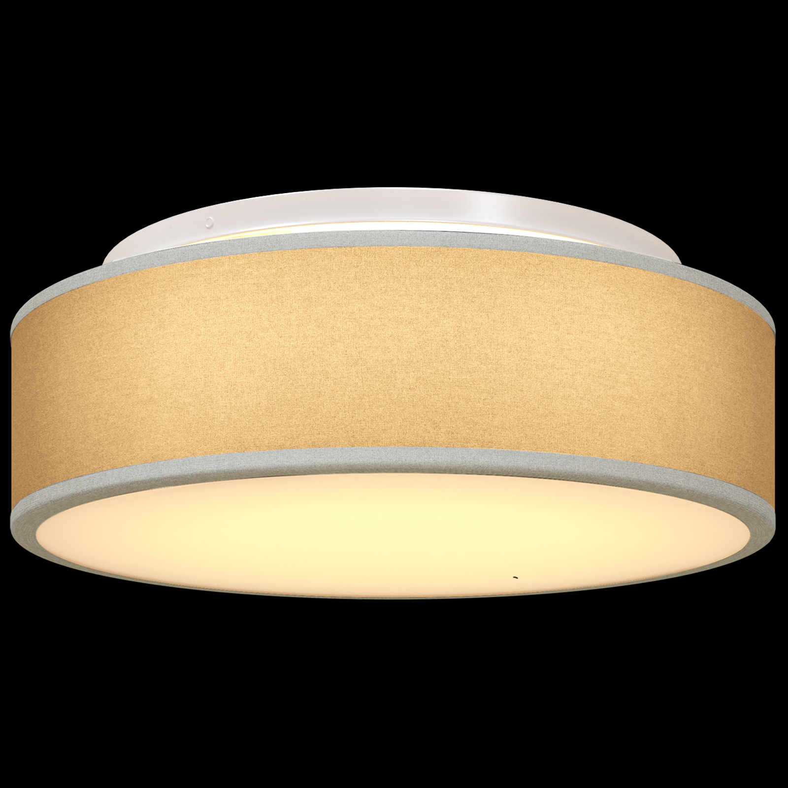 Lampade da soffitto a incasso Grigio Ø 38 cm Tessuto E27