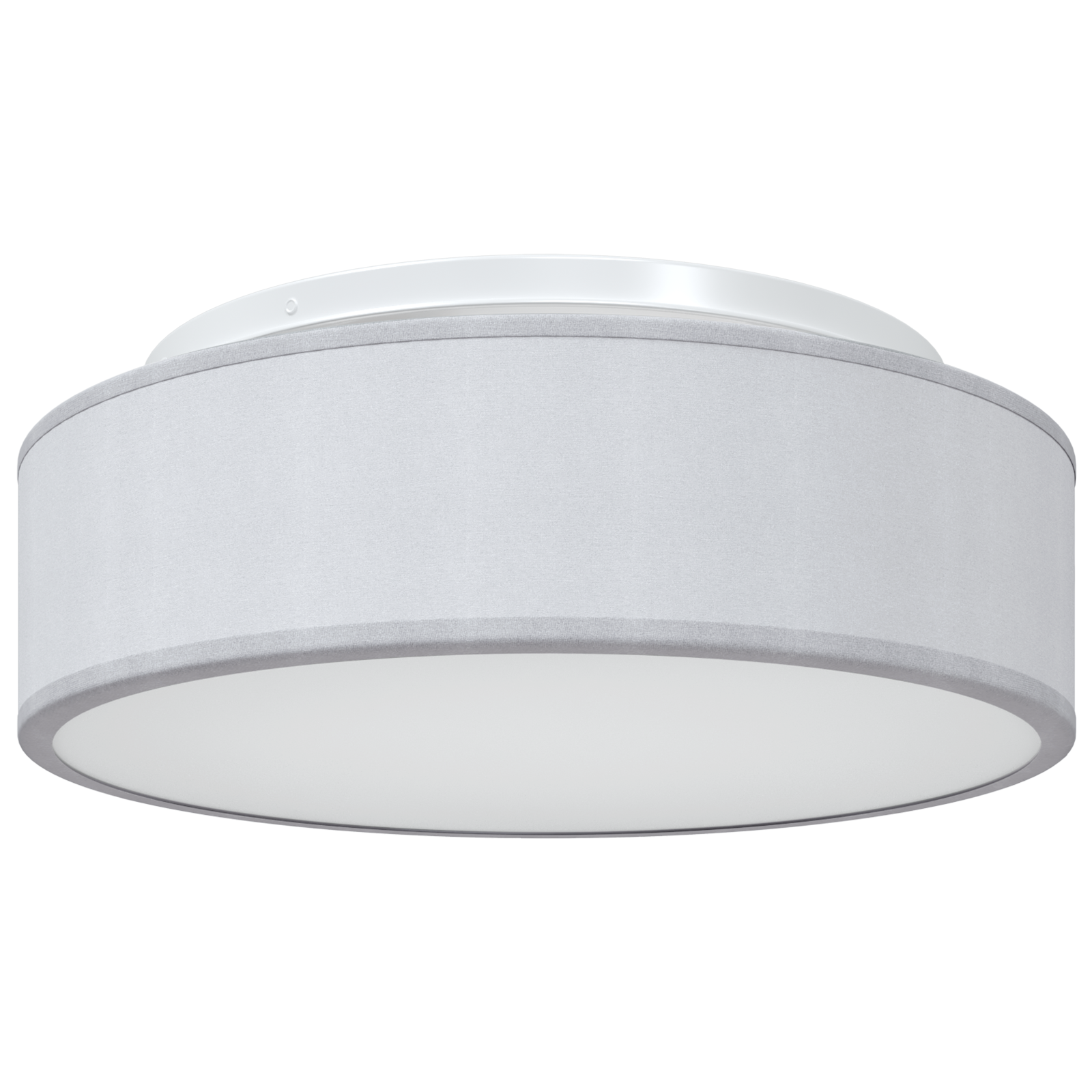 Lampade da soffitto a incasso Grigio Ø 38 cm Tessuto E27