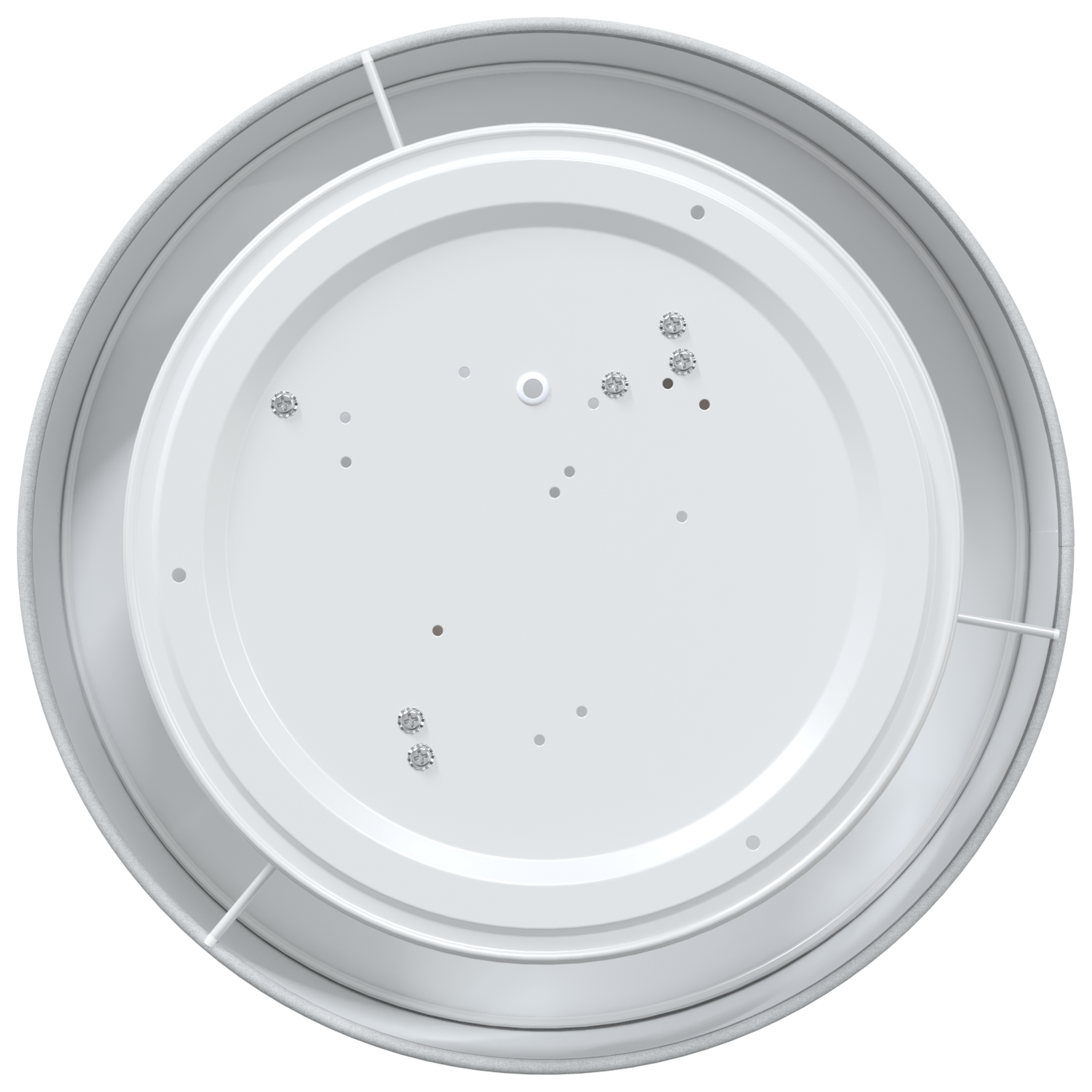 Lampade da soffitto a incasso Grigio Ø 38 cm Tessuto E27