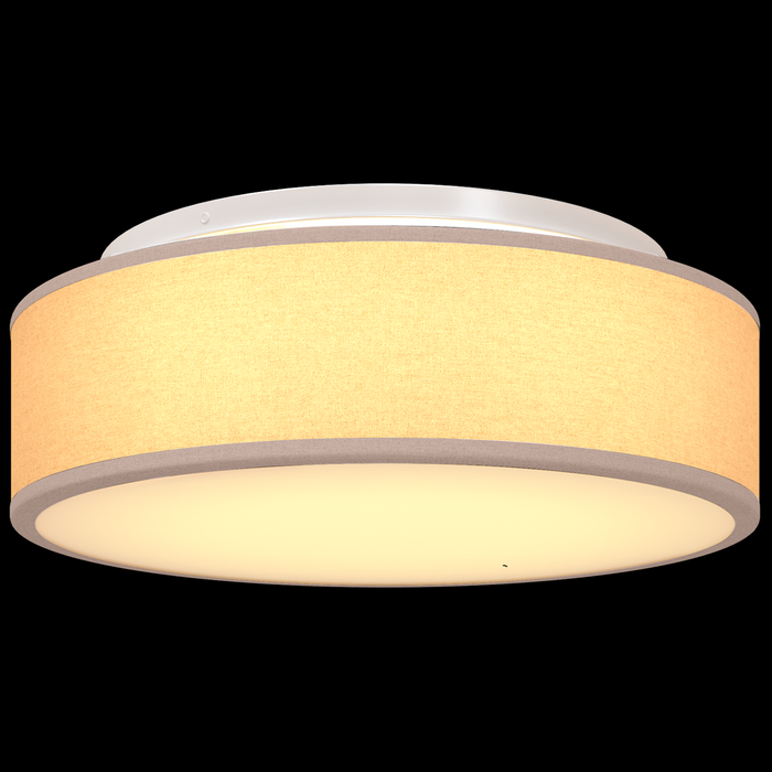 Lampade da soffitto a incasso tortora Ø 38 cm tessuto E27