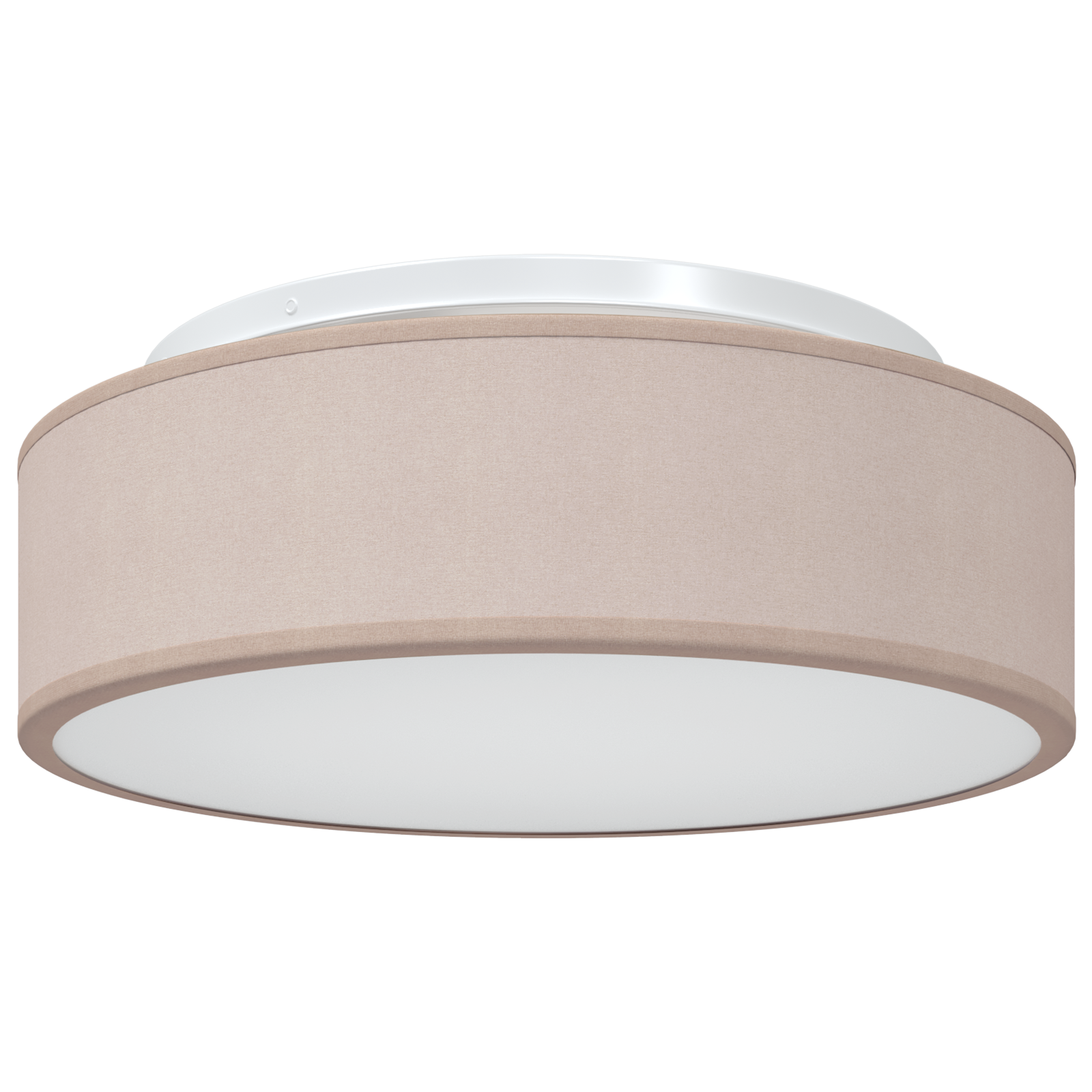 Lampade da soffitto a incasso tortora Ø 38 cm tessuto E27