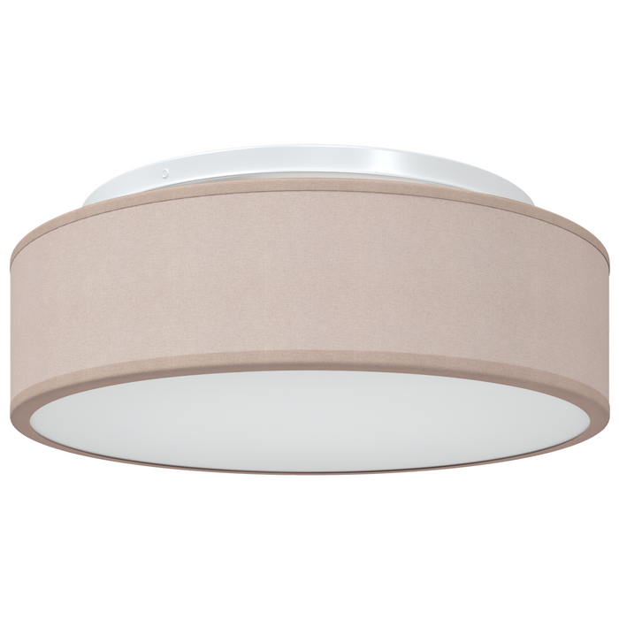 Lampade da soffitto a incasso tortora Ø 38 cm tessuto E27