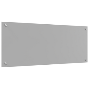 Schienale Cucina Grigio Chiaro 100x40x0,6 cm in Vetro Temperato -