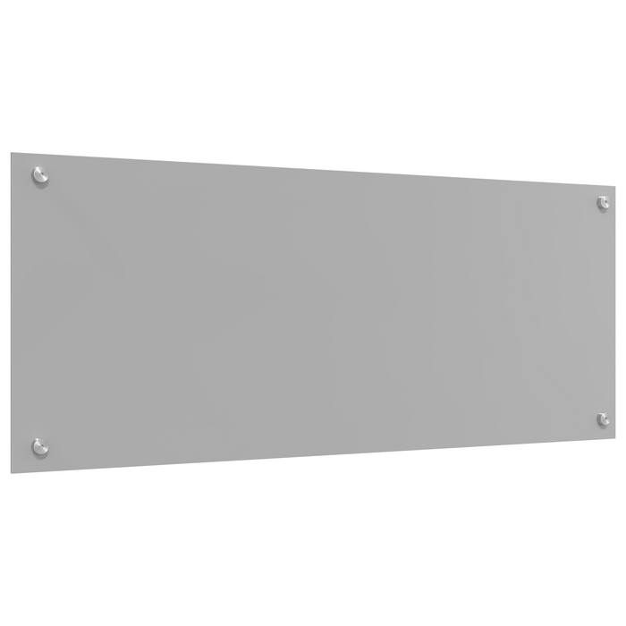 Schienale Cucina Grigio Chiaro 100x40x0,6 cm in Vetro Temperato -