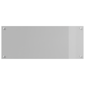 Schienale Cucina Grigio Chiaro 100x40x0,6 cm in Vetro Temperato -