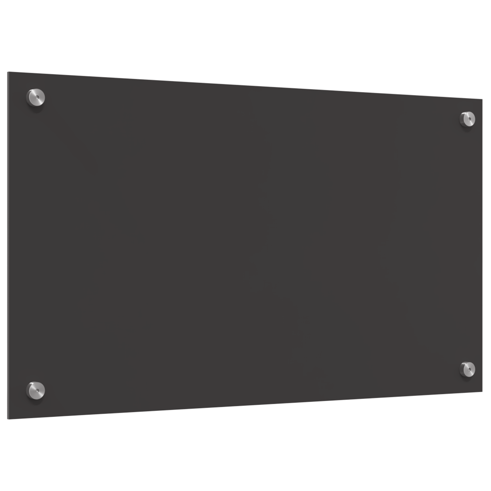 Schienale Cucina Grigio Scuro 70x40x0,6 cm in Vetro Temperato di