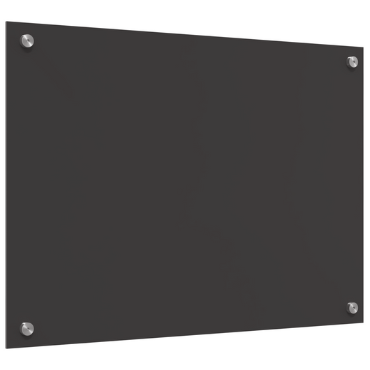 Schienale Cucina Grigio Scuro 70x50x0,6 cm Vetro Temperato