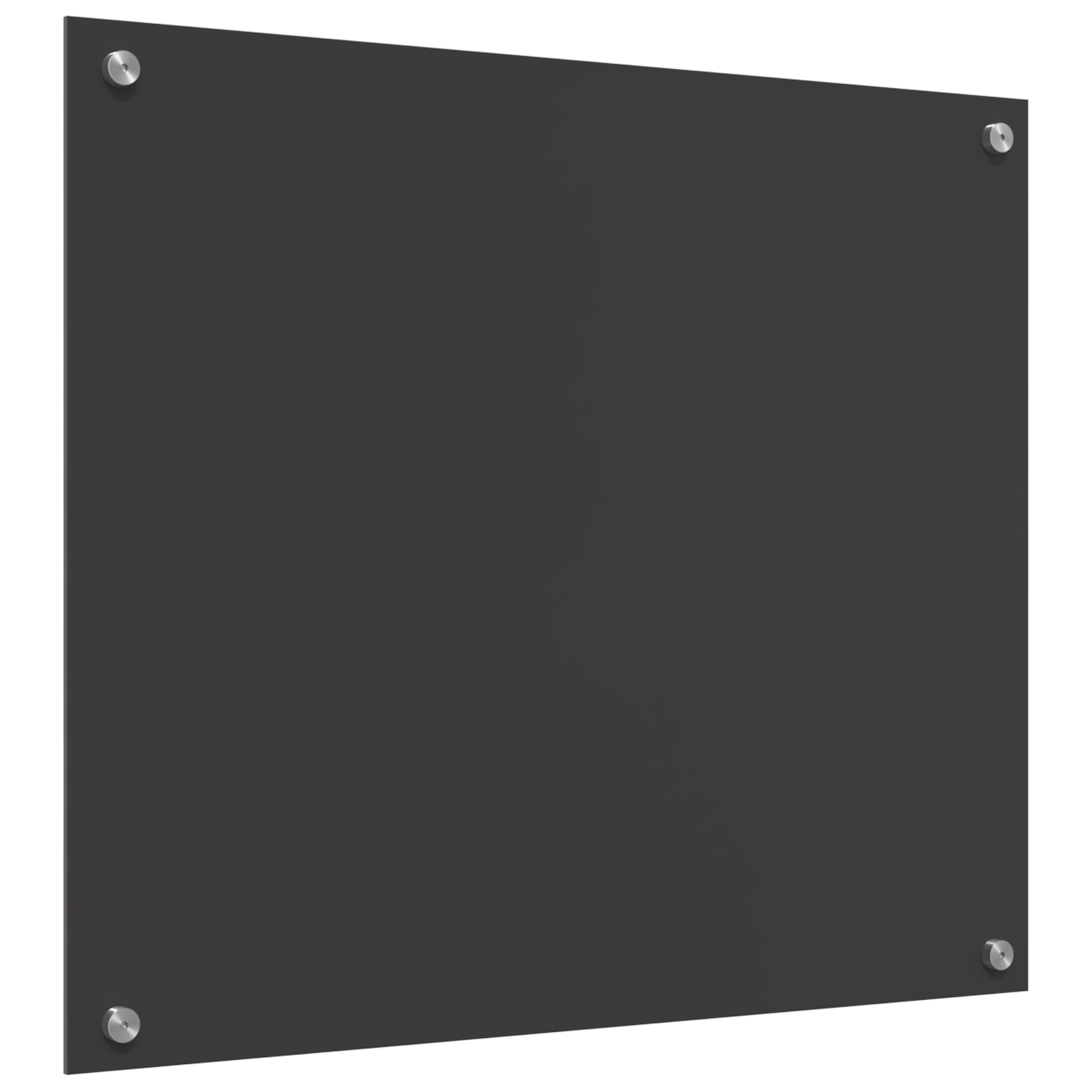 Schienale Cucina Grigio Scuro 70x60x0,6 cm in Vetro Temperato