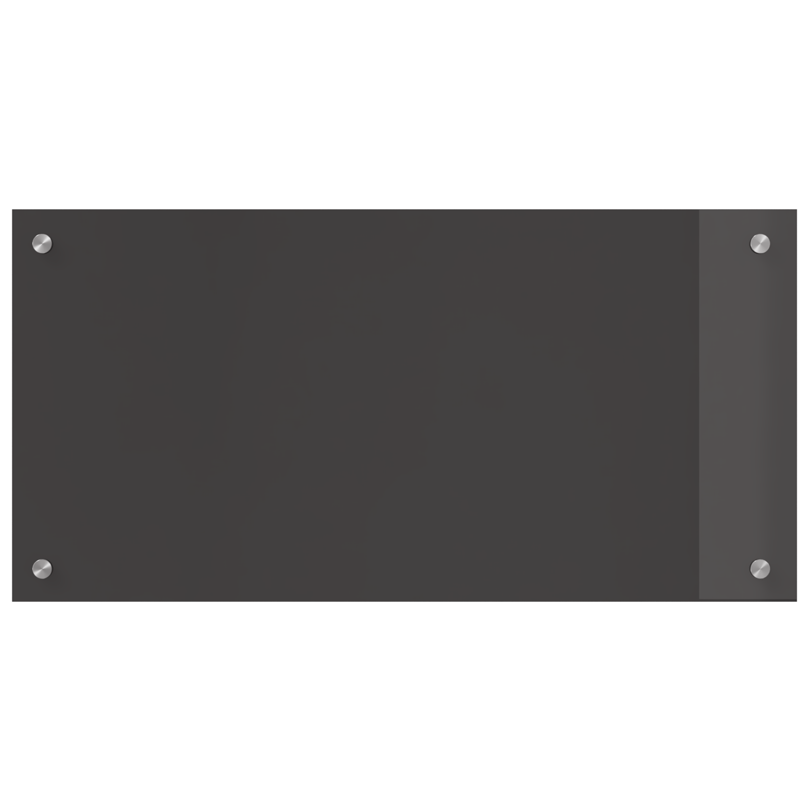 Schienale Cucina Grigio Scuro 80x40x0,6 cm in Vetro Temperato