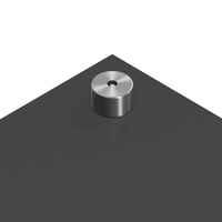 Schienale Cucina Grigio Scuro 80x50x0.6 cm Vetro Temperato