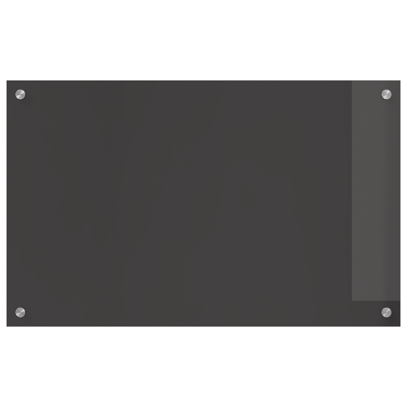 Schienale Cucina Grigio Scuro 80x50x0.6 cm Vetro Temperato