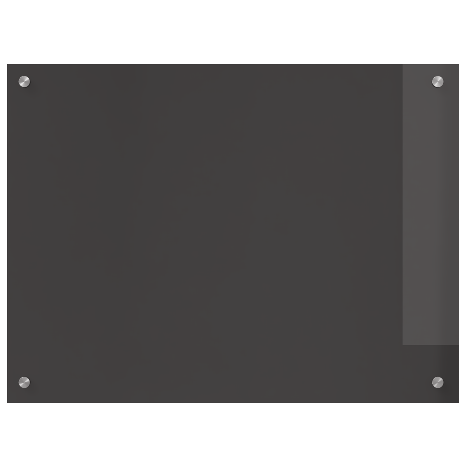 Schienale Cucina in Grigio Scuro - 80x60x0.6 cm Vetro Temperato