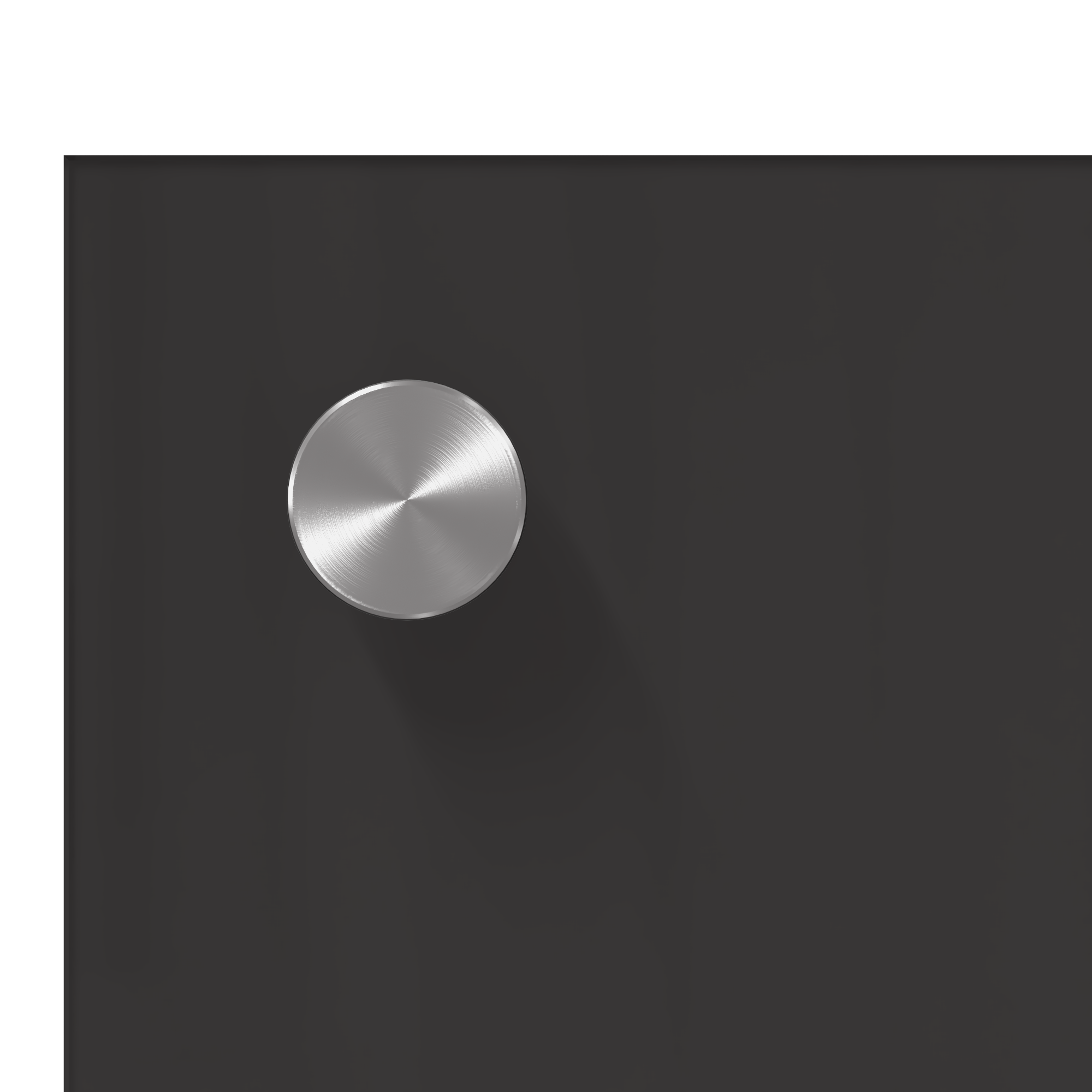 Schienale Cucina Grigio Scuro 90x60x0,6 cm in Vetro Temperato