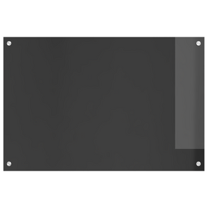 Schienale Cucina Grigio Scuro 90x60x0,6 cm in Vetro Temperato