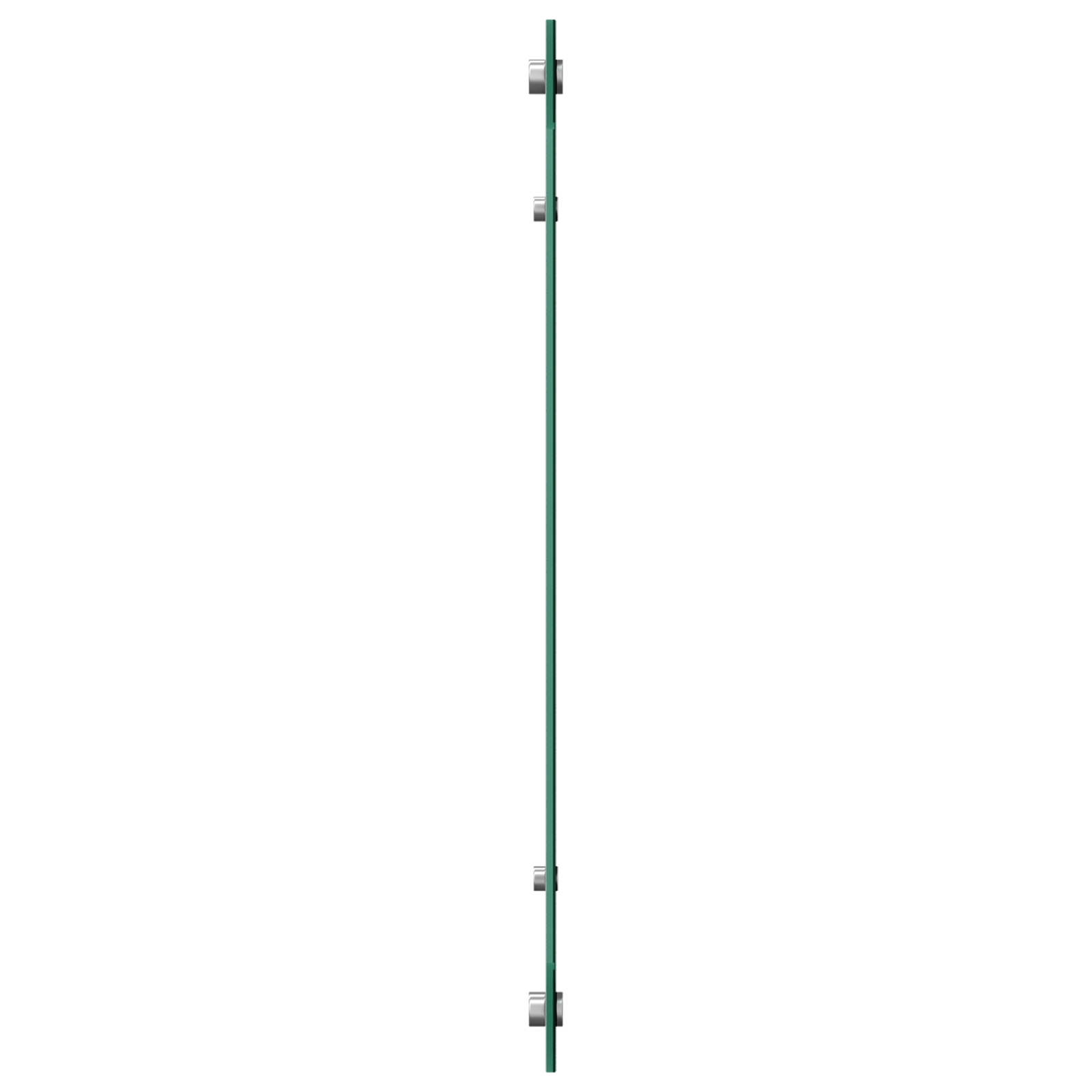 Schienale Cucina Grigio Scuro 90x60x0,6 cm in Vetro Temperato