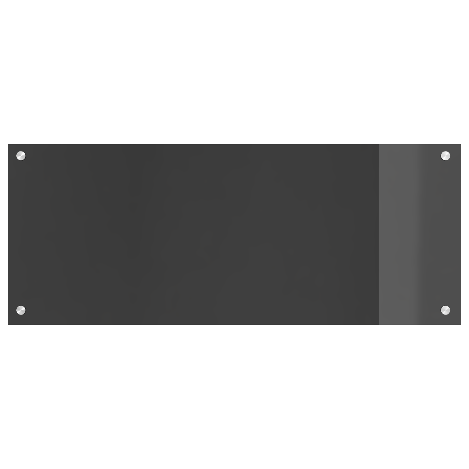 Schermo da Cucina  Grigio Scuro 100x40x0,6 cm Vetri Temperati