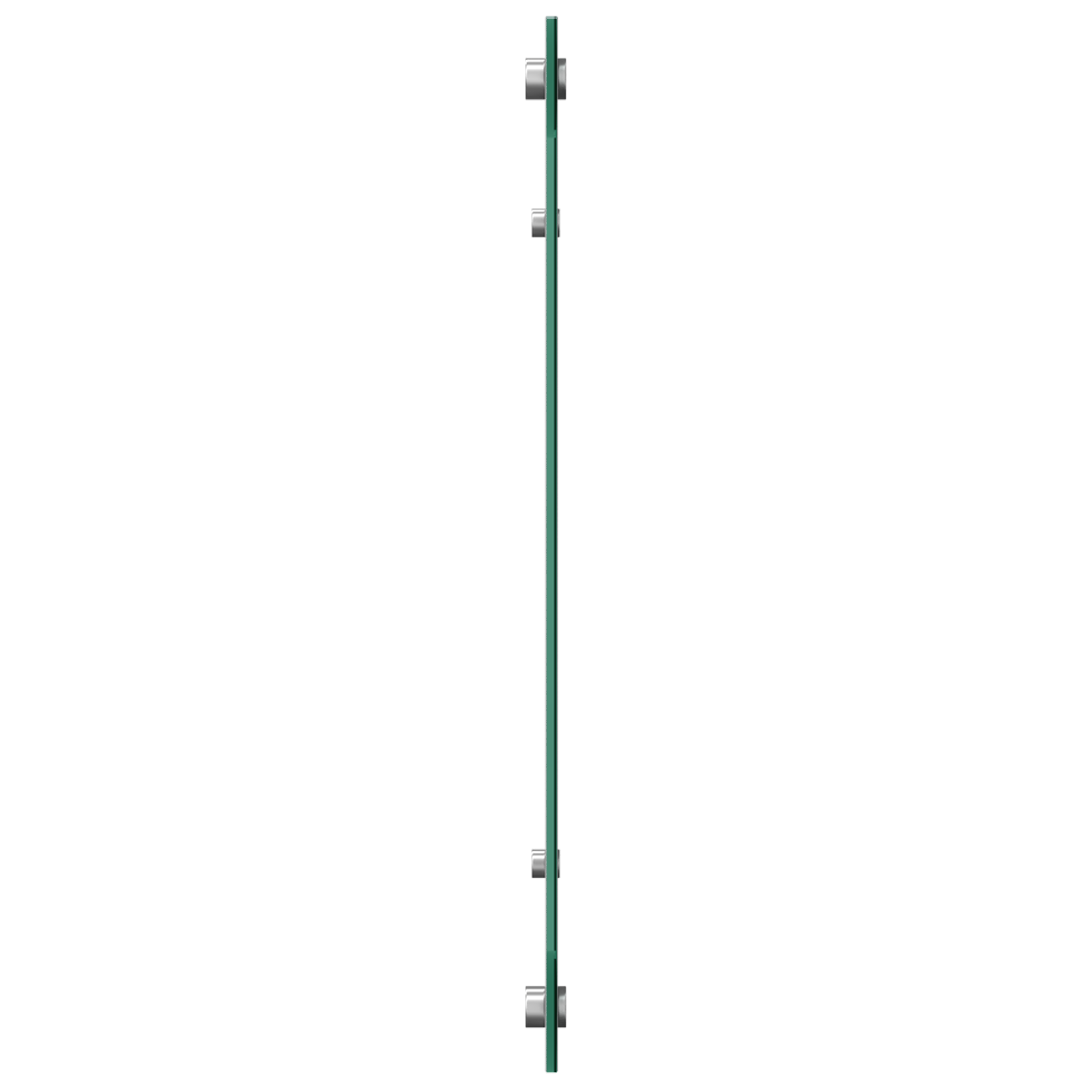 Schienale Cucina Grigio Scuro 100x50x0,6 cm Vetro Temperato