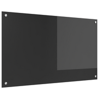 Schienale da cucina  grigio scuro 100x60x0,6 cm in vetro temperato