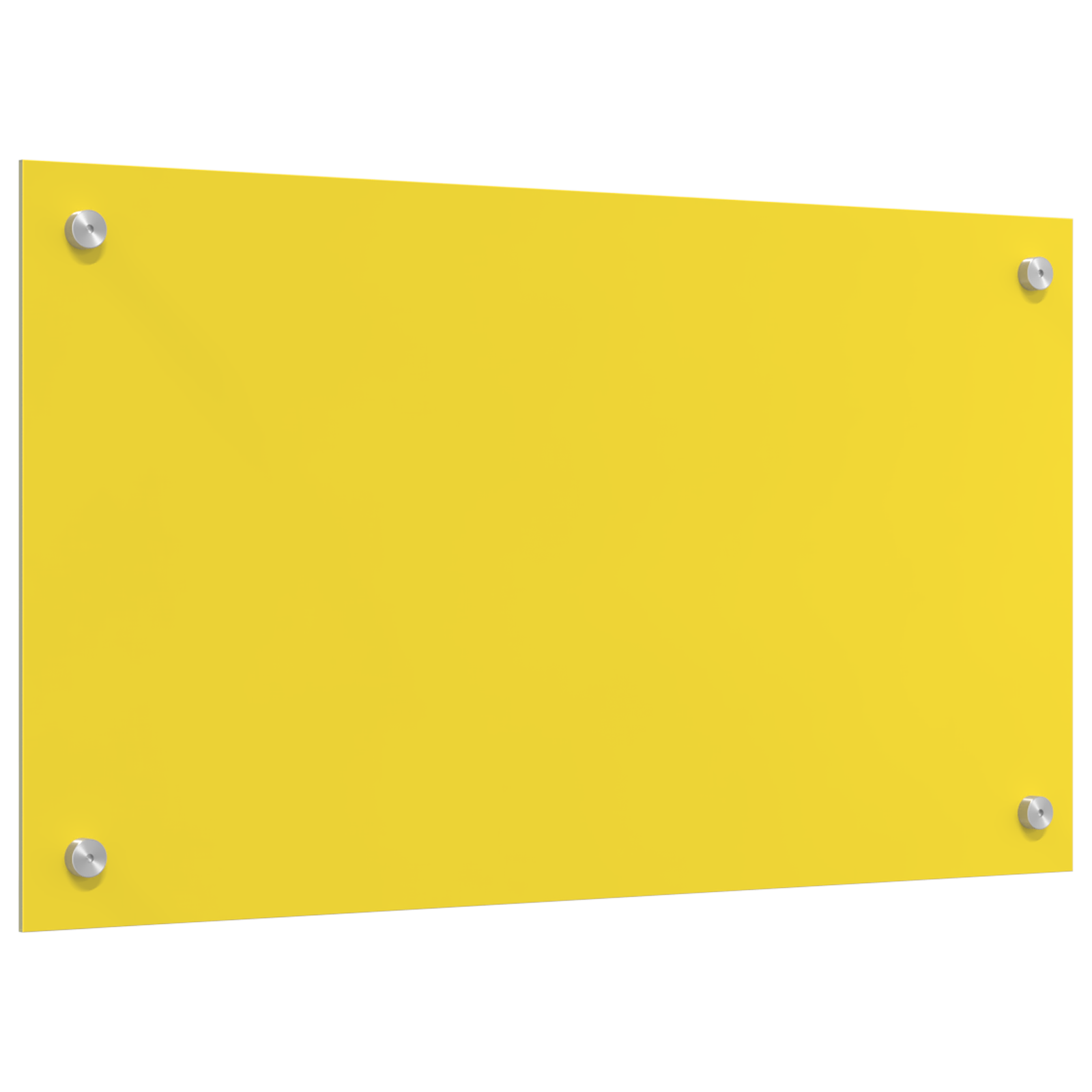 Schienale Cucina Giallo 70x40x0,6 cm Vetro Temperato