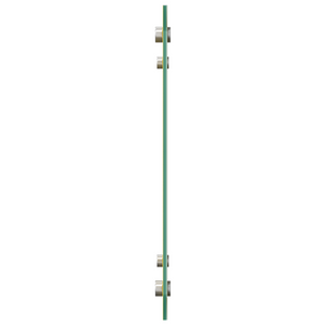 Schienale Cucina Giallo 70x40x0,6 cm Vetro Temperato