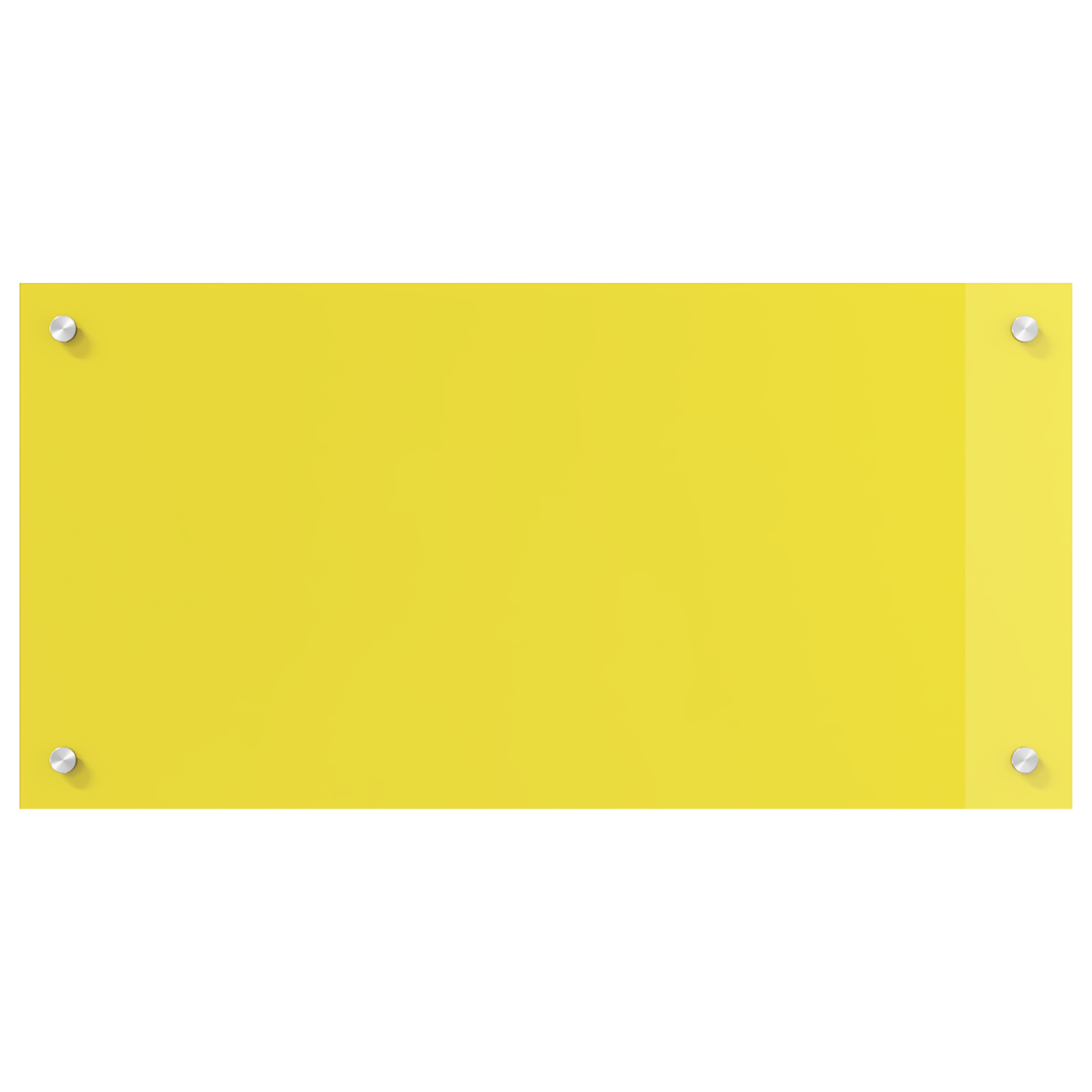 Schienale da Cucina Giallo 80x40x0,6 cm in Vetro Temperato