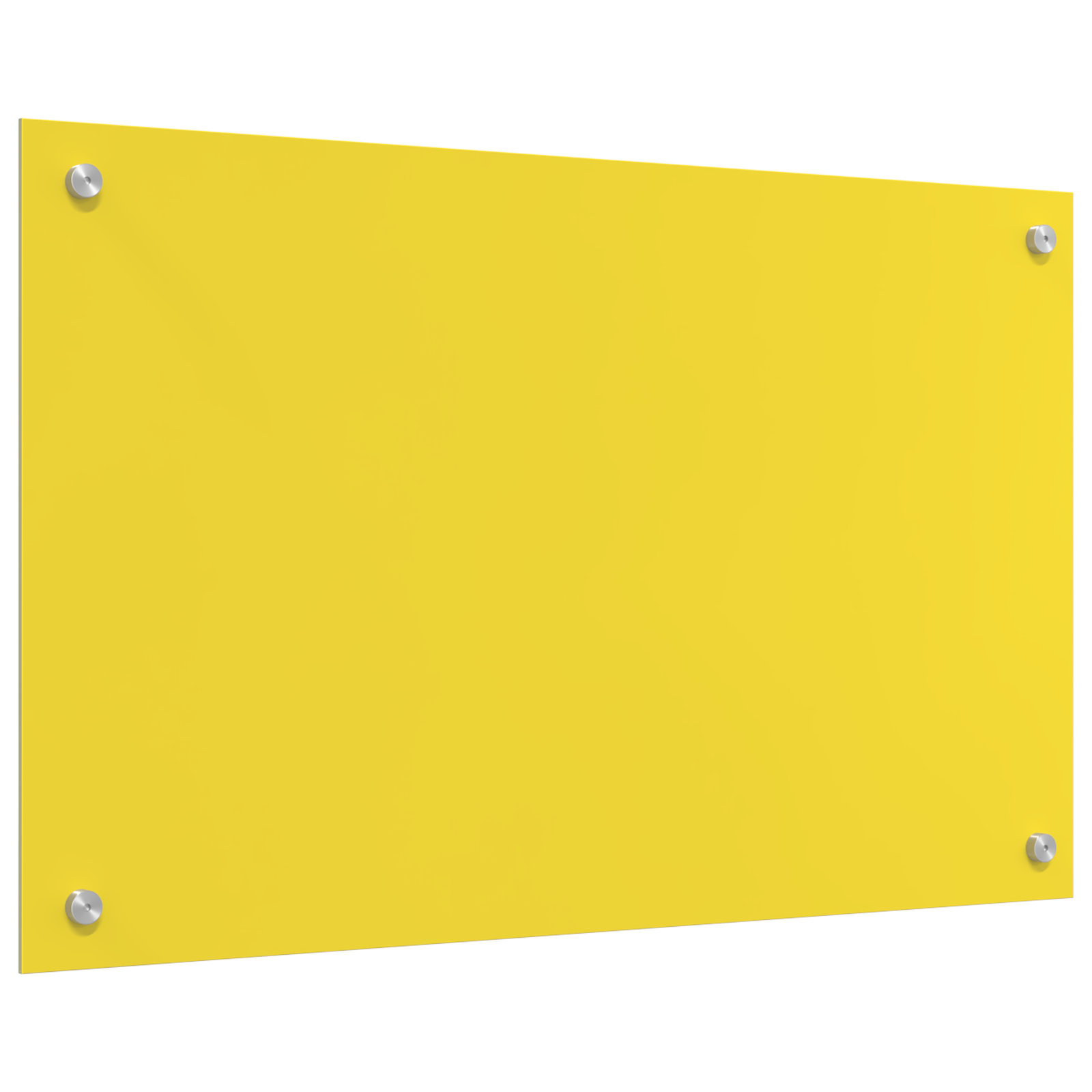 schienale cucina  giallo 80x50x0,6 cm vetro temperato