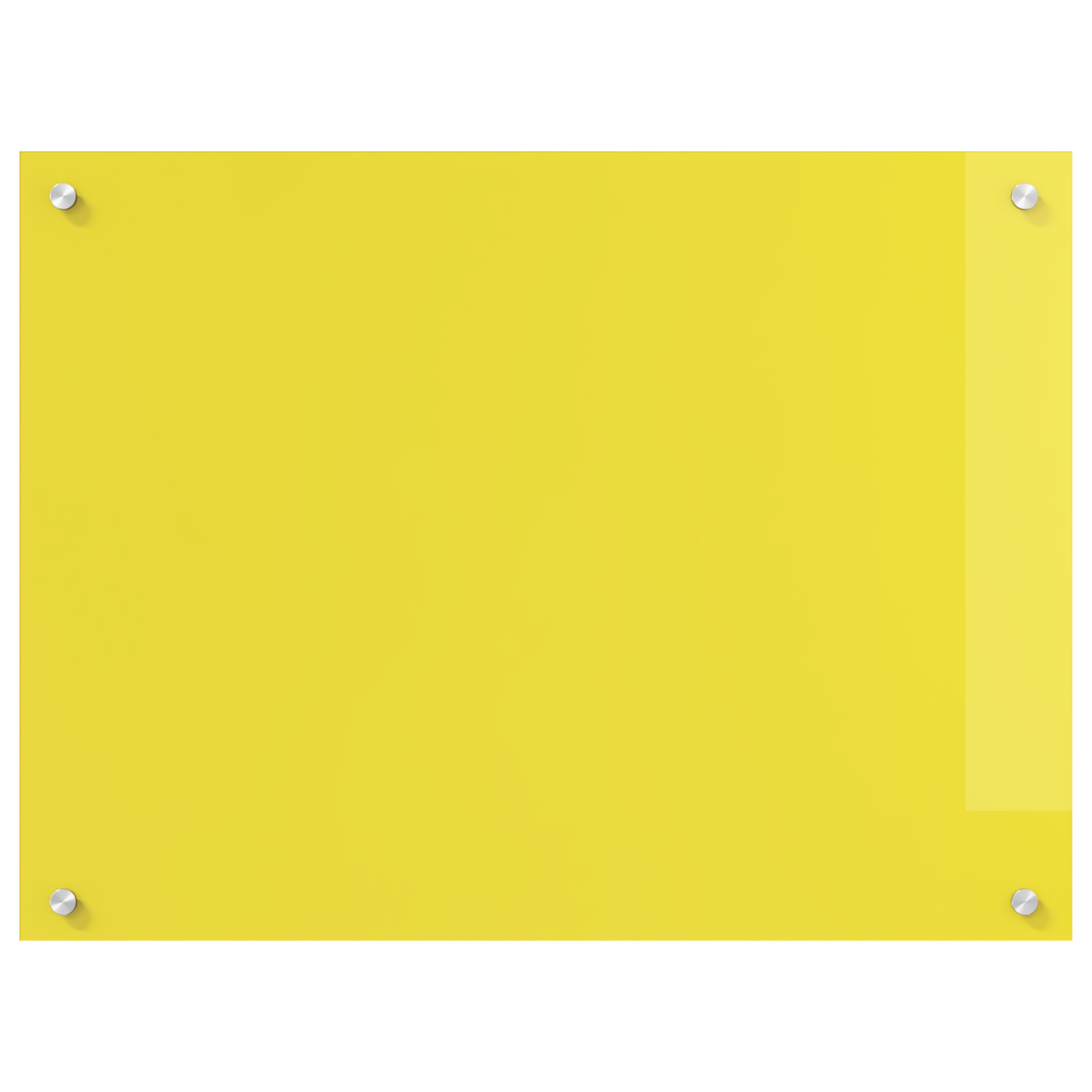 Schienale da Cucina Giallo 80x60x0,6 cm in Vetro Temperato