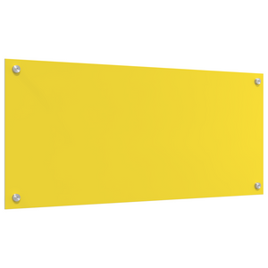 Schienale Cucina Giallo 90x40x0.6 cm Vetro Temperato