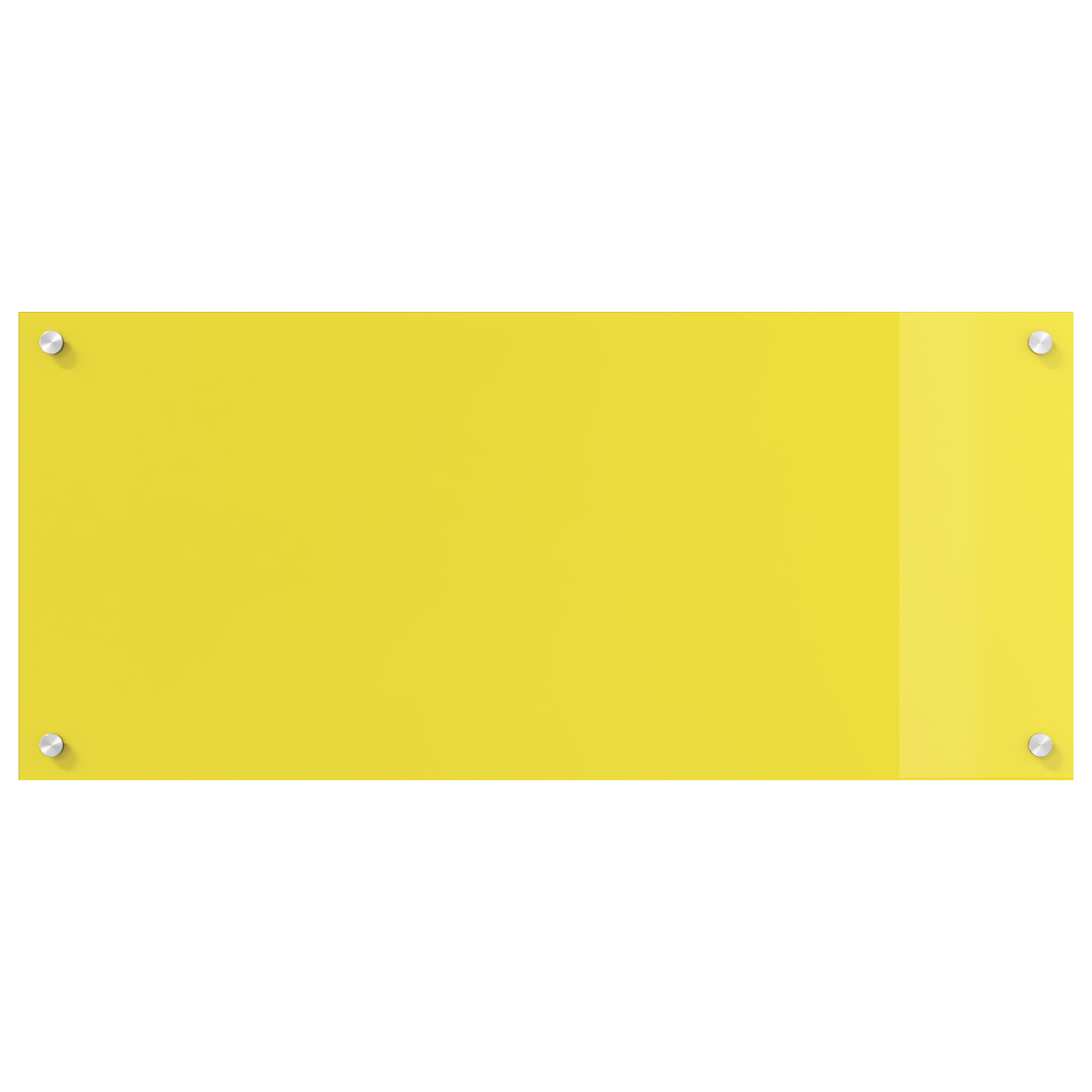 Schienale Cucina Giallo 90x40x0.6 cm Vetro Temperato