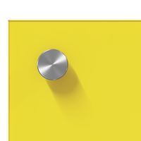 Splashback cucina  Giallo 90x60x0,6 cm in vetro temperato