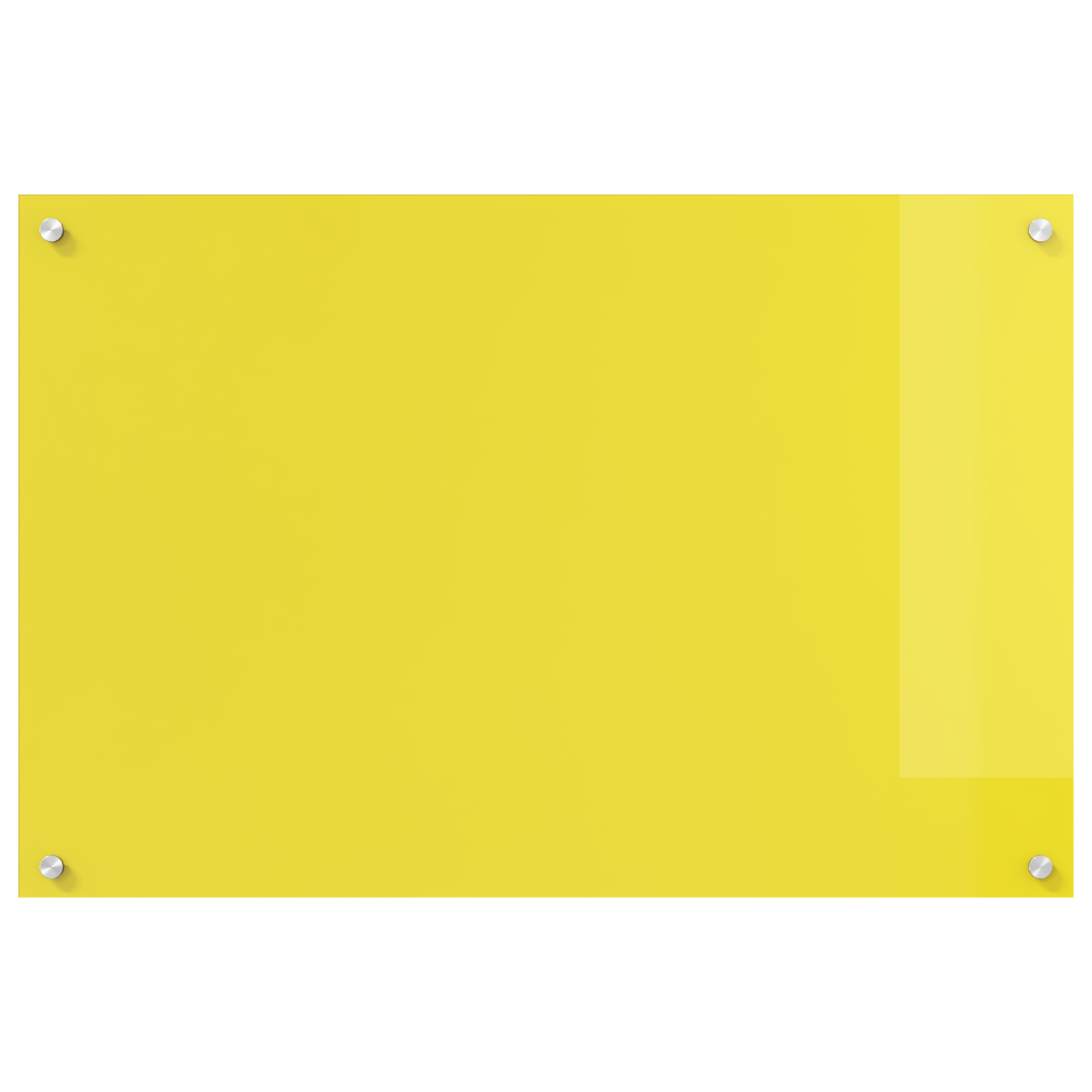 Splashback cucina  Giallo 90x60x0,6 cm in vetro temperato