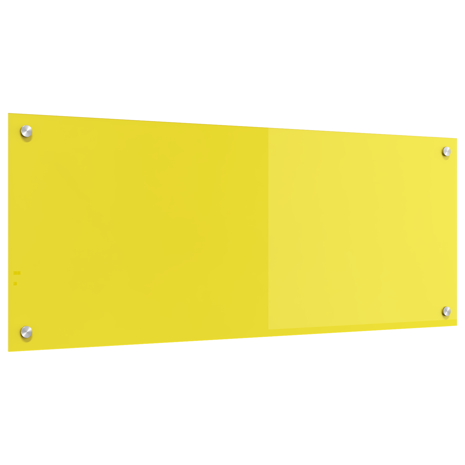 Schienale Cucina  Giallo 100x40x0.6 cm Vetro Temperato