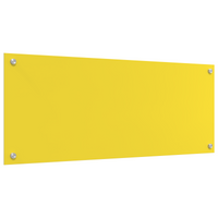 Schienale Cucina  Giallo 100x40x0.6 cm Vetro Temperato