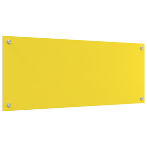 Schienale Cucina  Giallo 100x40x0.6 cm Vetro Temperato