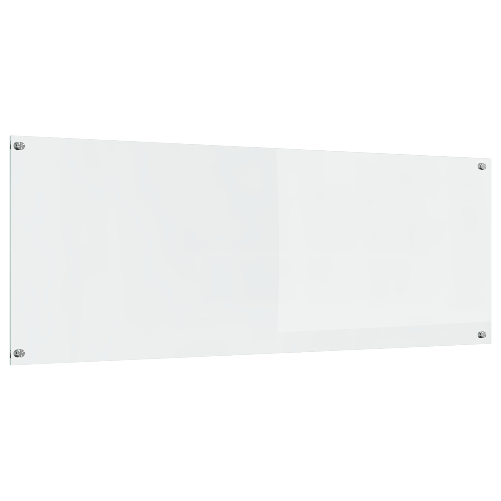 Schienale da Cucina  Clear 110x40x0.6 cm in Vetro Temperato