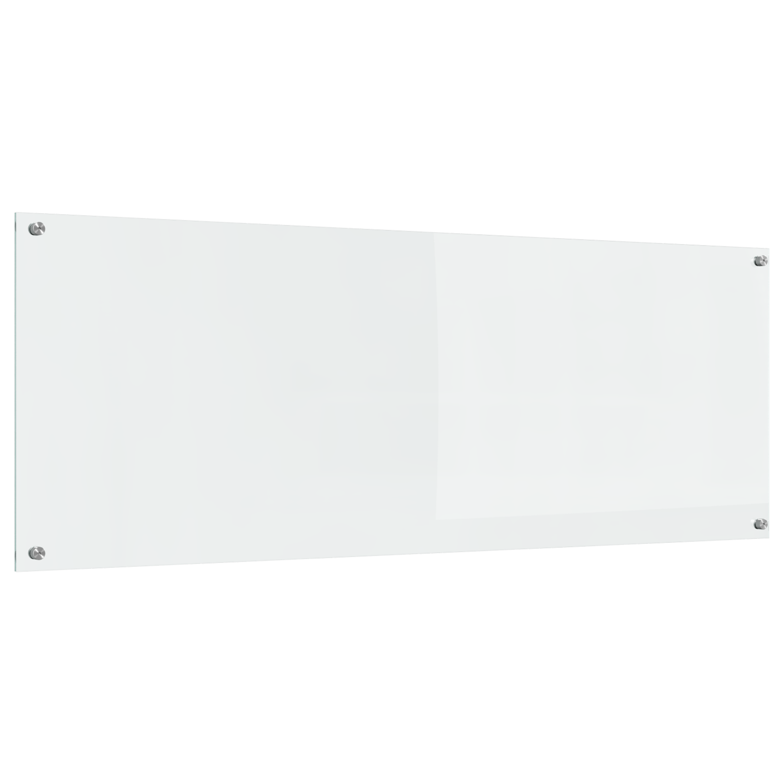 Schienale da Cucina  Clear 110x40x0.6 cm in Vetro Temperato