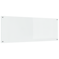 Schienale da Cucina  Clear 110x40x0.6 cm in Vetro Temperato