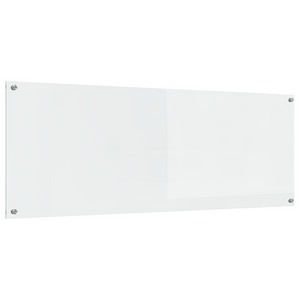 Schienale da Cucina  Clear 110x40x0.6 cm in Vetro Temperato