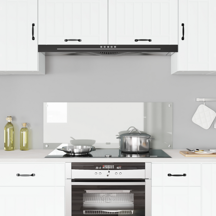 Schienale da Cucina  Clear 110x40x0.6 cm in Vetro Temperato